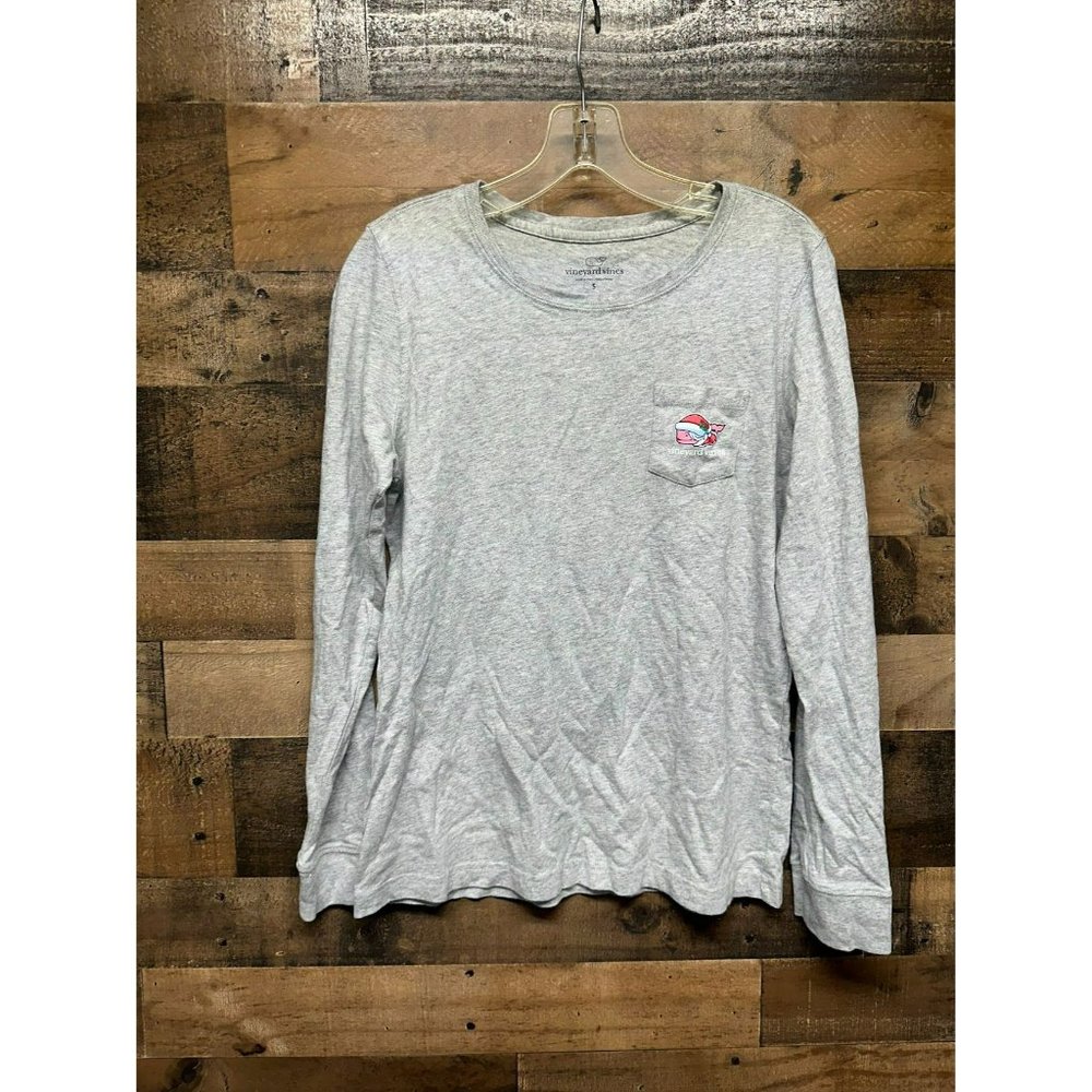 Vineyard Vines‎ Men's Long Sleeve Christmas T-Shirt Size Small